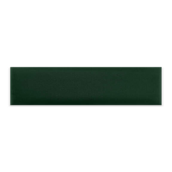 Panneau mural capitonné 80x20 vert bouteille rectangle