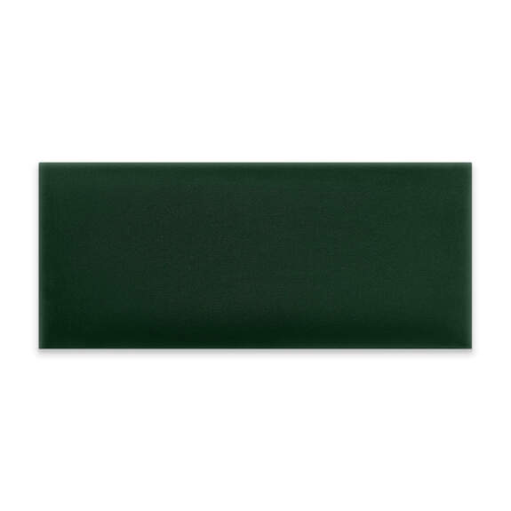 Panneau mural capitonné 70x30 vert bouteille rectangle