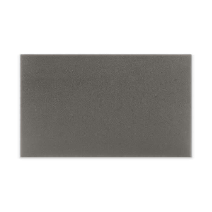 Panneau mural capitonné 50x30 gris clair rectangle