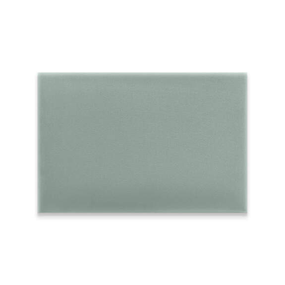 Panneau mural capitonné 60x40 vert menthe rectangle
