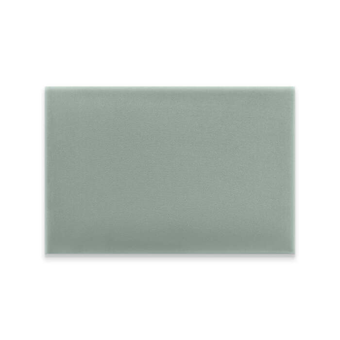 Panneau mural capitonné 60x40 vert menthe rectangle