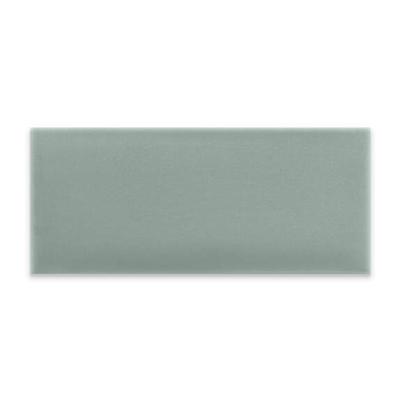 Panneau mural capitonné 70x30 vert menthe rectangle