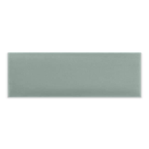 Panneau mural capitonné 90x30 vert menthe rectangle