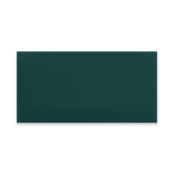 Panneau mural capitonné 60x30 vert émeraude rectangle