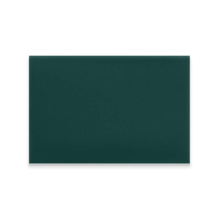 Panneau mural capitonné 60x40 vert émeraude rectangle