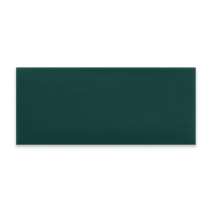 Panneau mural capitonné 70x30 vert émeraude rectangle