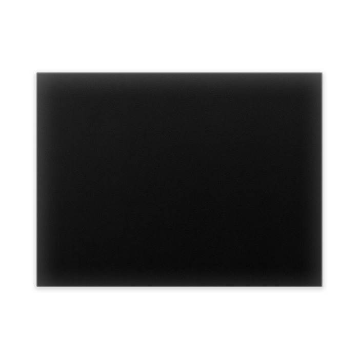 Panneau mural capitonné éco-cuir 40x30 rectangle noir