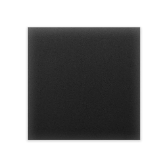 Panneau mural capitonné éco-cuir 30x30 carré graphite