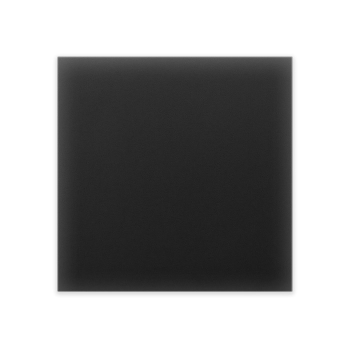 Panneau mural capitonné éco-cuir 40x40 carré graphite