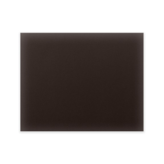 Panneau mural capitonné éco-cuir 50x40 rectangle marron