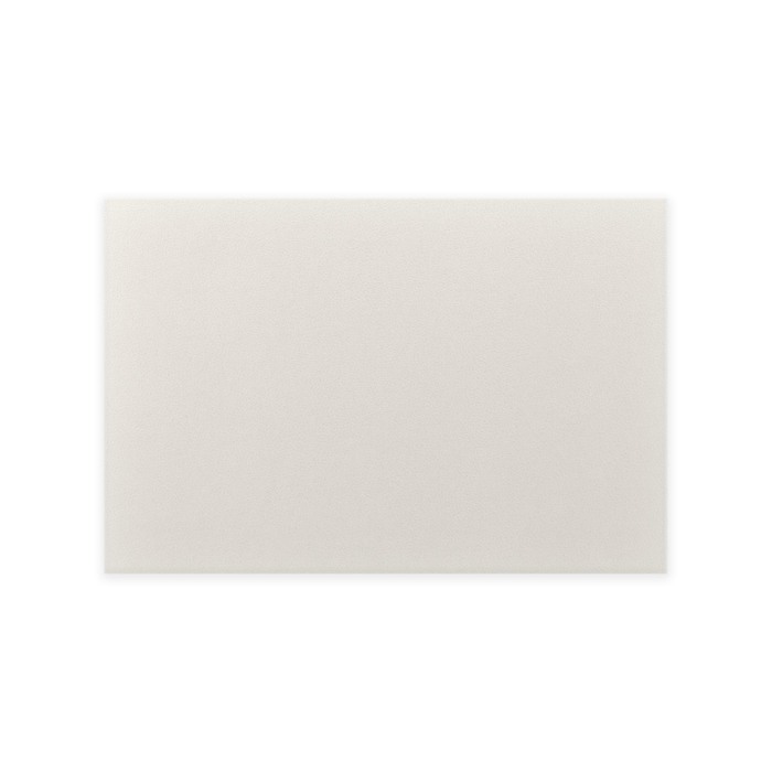 Panneau mural capitonné éco-cuir 60x40 rectangle crème