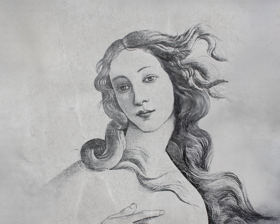 Vénus en couleurs monochromatiques