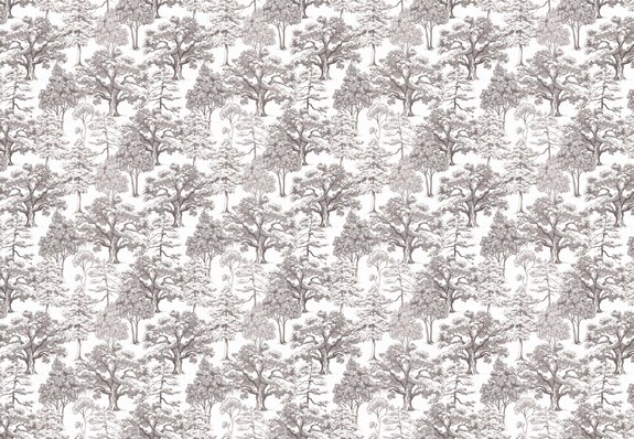 Motif avec des arbres sur fond clair