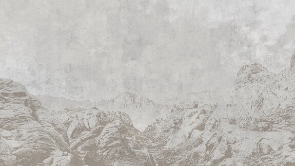 Paysage industriel avec montagnes