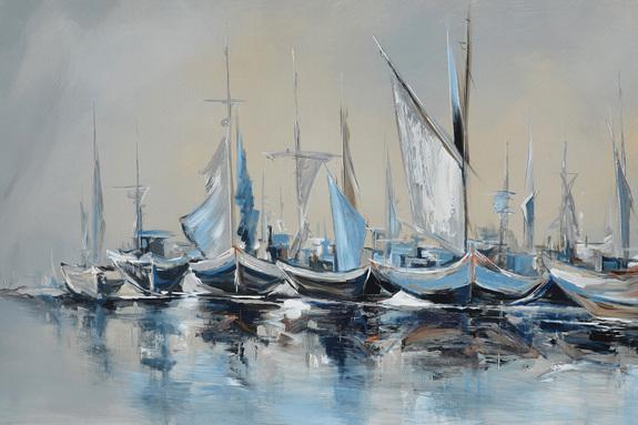 Yachts sur la mer