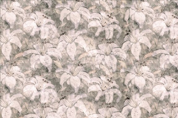 Imitation subtile peinte de fleurs de lys