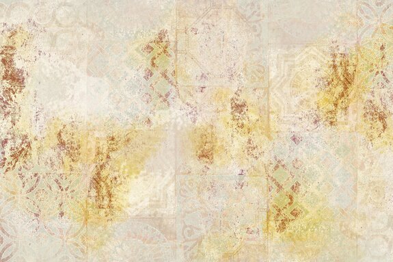 Ornement délicat avec décoration dorée