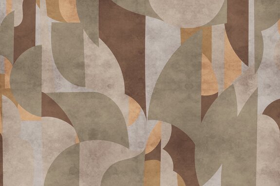 Formes géométriques de style moderne avec texture béton