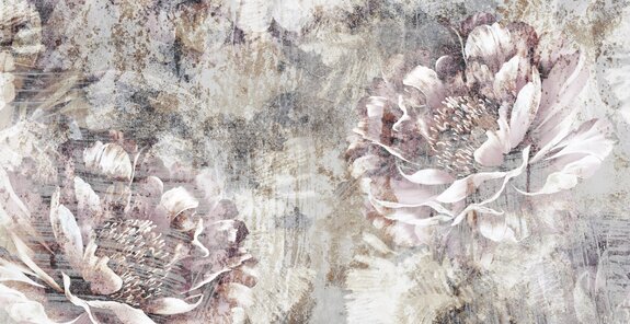 Fleurs délicates d'une pivoine rose