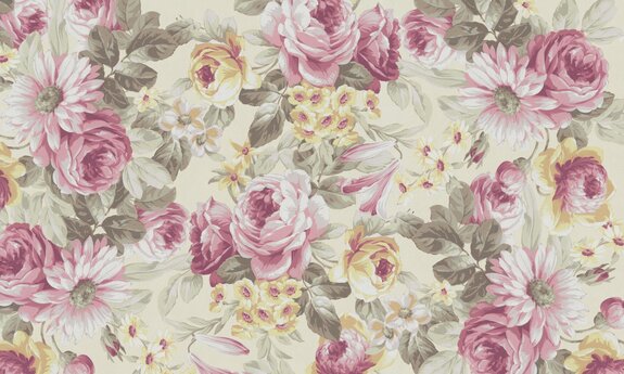 Fleurs de pivoines roses et jaunes en fleurs