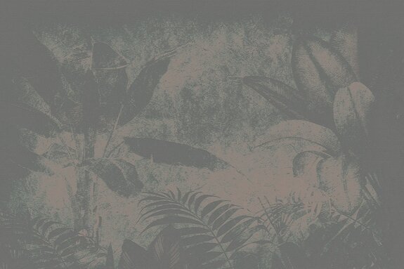 Jungle abstraite aux couleurs sombres