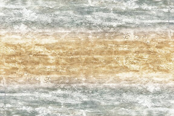 Imitation de pierre grise et dorée