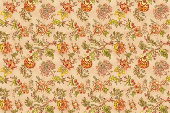 Fleurs tropicales avec végétation