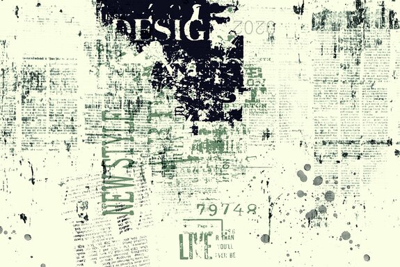 Imitation d'un vieux journal sale