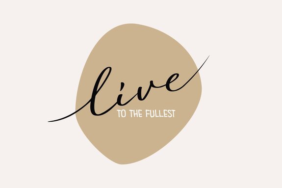 Tache brune avec texte délicat