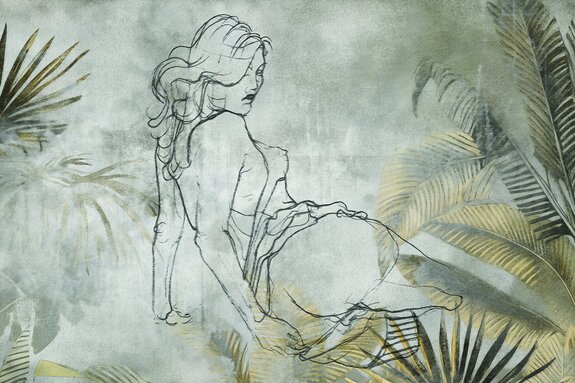 Formes féminines parmi la végétation tropicale