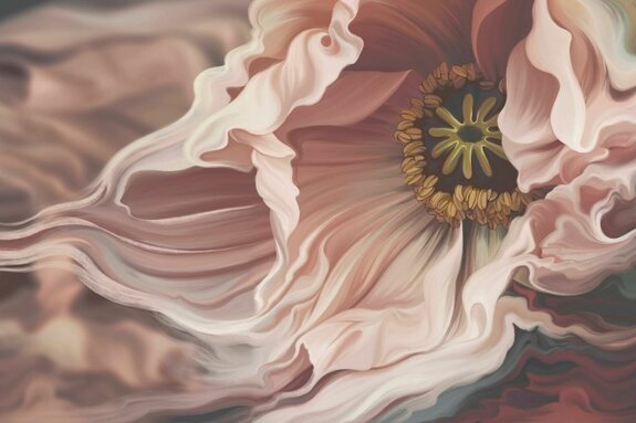 Vue rapprochée d'une tulipe rose