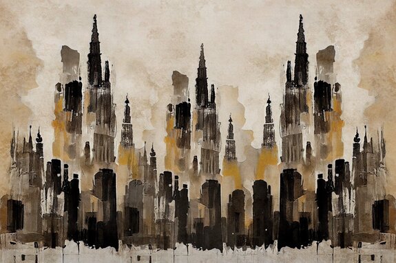 Aquarelle de la ville de new york