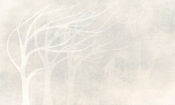 Arbres subtils avec texture béton