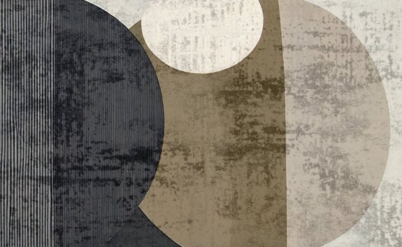 Formes géométriques sur fond texturé