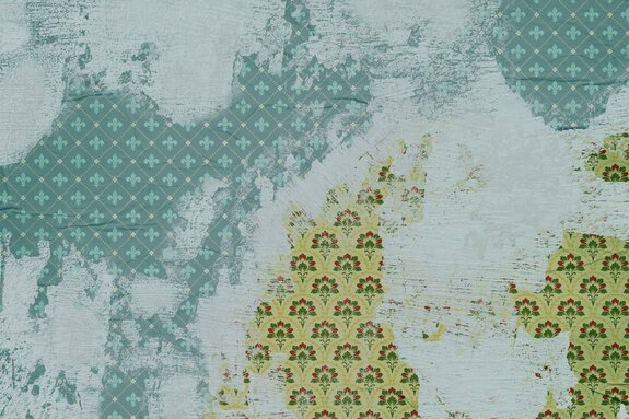 Motif ornemental richement décoré