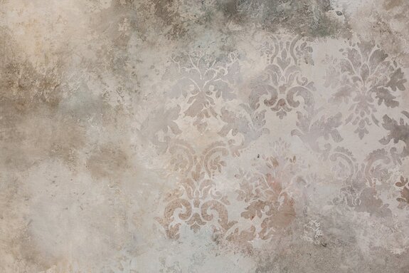 Ornement de style provençal sur béton