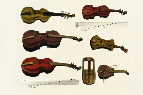 Violons et violoncelles historiques