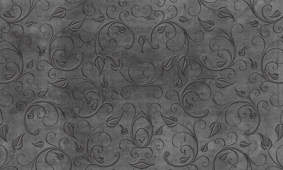 Texture végétale en tons de gris