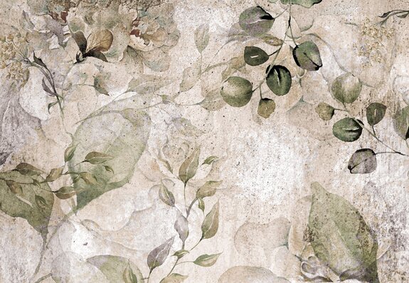 Feuilles vertes dans le style provençal