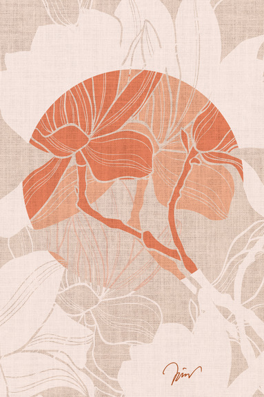 Stylish magnolia (1 part) vertical