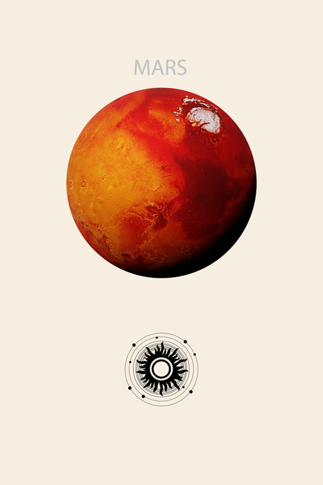 Mars, la planète rouge