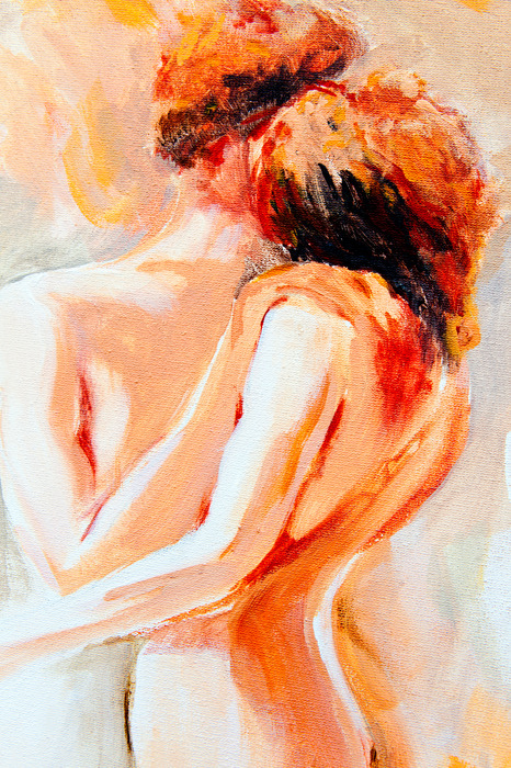 Nu artistique d'une femme et d'un homme