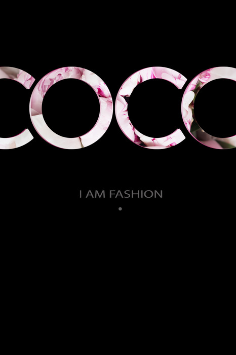 Inscription coco colorée sur fond sombre