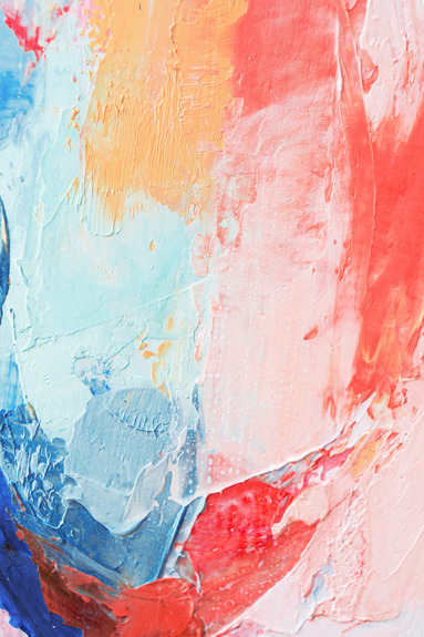 Une explosion picturale de couleurs dans un style artistique