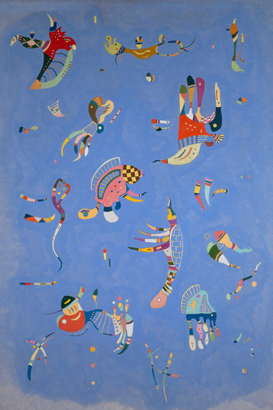 Reproduction du ciel bleu de wassily kandinsky