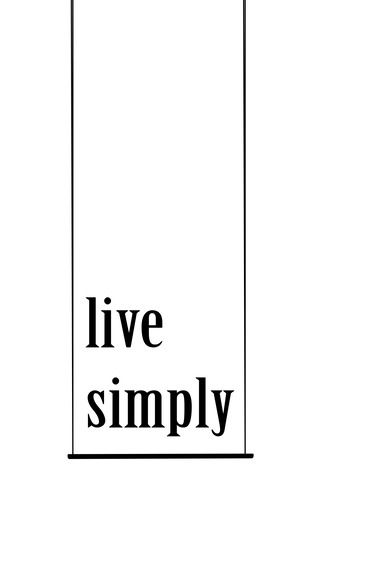 Minimalistic motto (1 part) vertical
