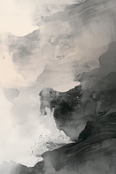 Expression picturale en noir et blanc