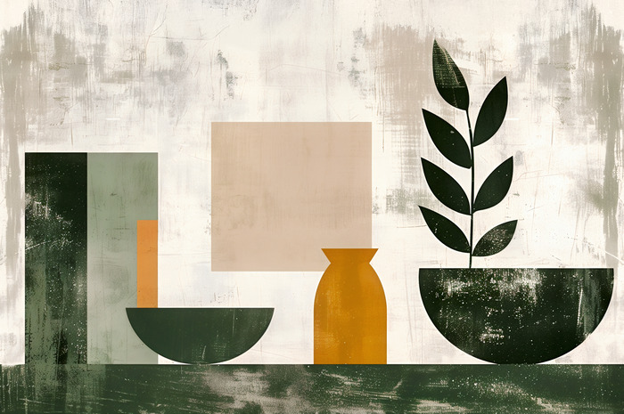 Nature morte de style minimaliste