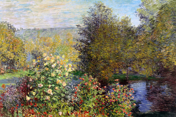 Un paysage pittoresque avec une rivière et une végétation diversifiée