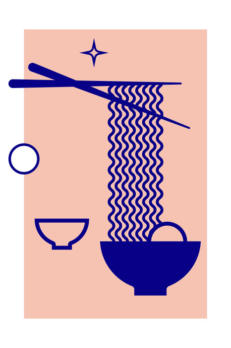 Plat japonais minimaliste